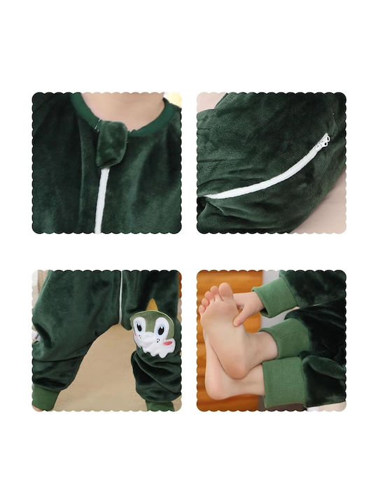 Queen Mother Winter Sleeping Bag with Feet Dark Green