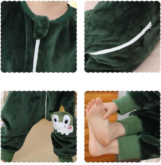 Queen Mother Winter Sleeping Bag with Feet Dark Green