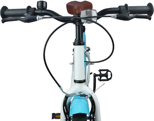 vidaXL 24" Bicicletă pentru copii de Oras Alb