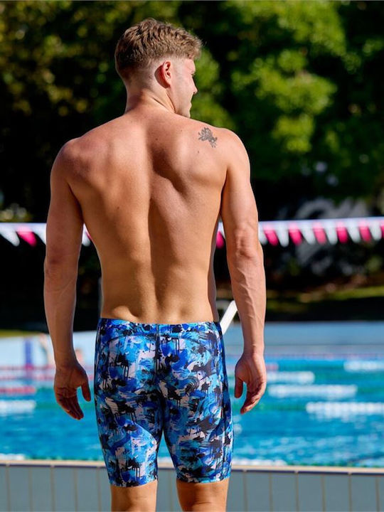 Funky Trunks Herren Renn-Badeanzug Jammer Mehrfarbig