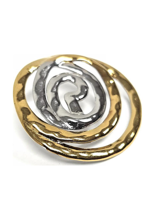 Gold-Plated Steel Earrings