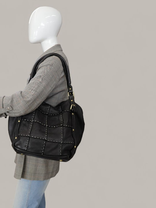 Leder Damenhandtasche Schulter / Handtasche Tabac Braun