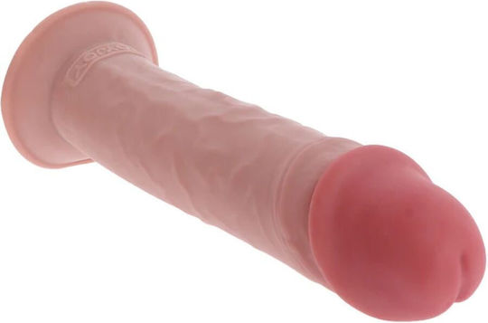 Get Real Deluxe Glass Dildo With Suction Cup Flesh