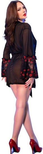 Chilirose Cr 4882 Babydoll & Thong Black