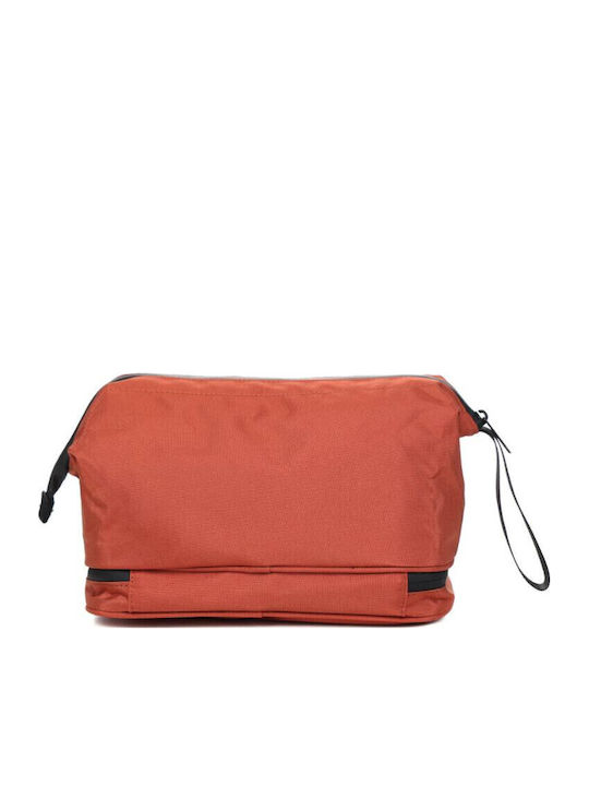 Orange Waterproof Fabric Travel Toiletry Bag 299gre00 29900-32