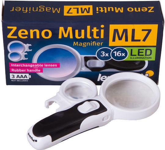 Levenhuk Lupe mit Licht Zeno