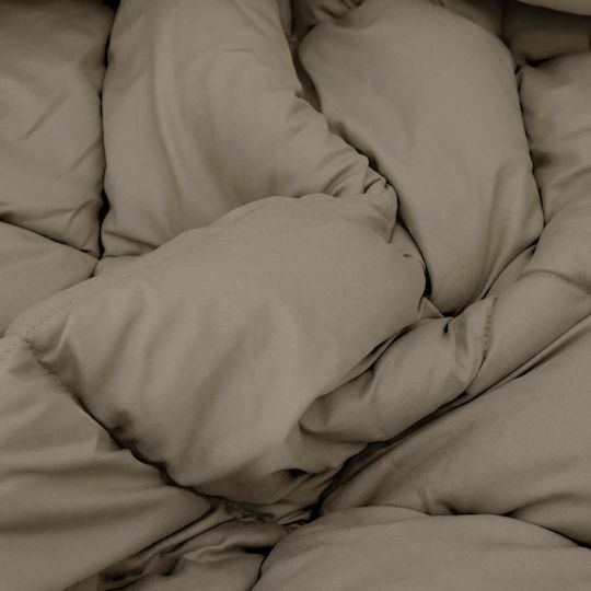 vidaXL Duvet Cover Single 135x220 Light Grey, Anthracite
