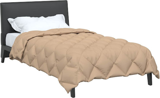 vidaXL Παπλωματοθήκη Μονή 135x200 Taupe