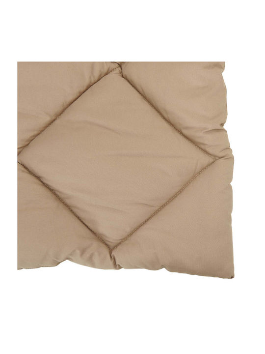 vidaXL Плик за Завивка Кинг Сайз 240x260 Taupe