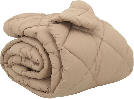vidaXL Παπλωματοθήκη Υπέρδιπλη 240x260 Taupe