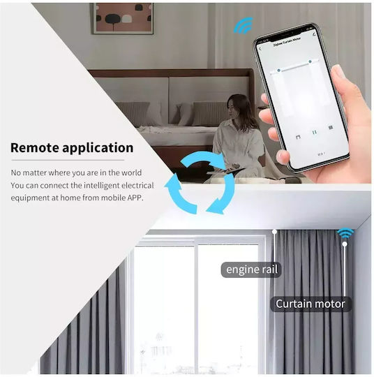 Motor Draperie Electric Inteligent Wifi Mentor Es048 40kg Ip40 20w 60r/min