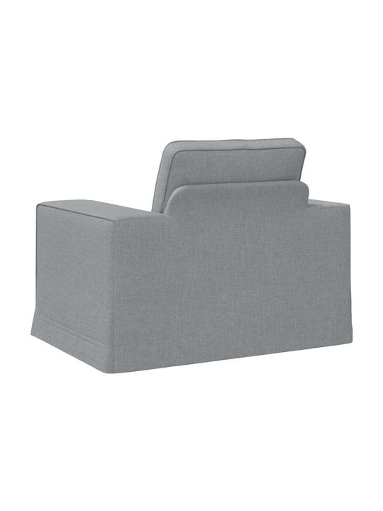 Armchair Light Gray 102x80x82cm