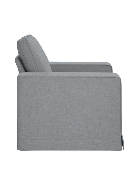 Armchair Light Gray 102x80x82cm