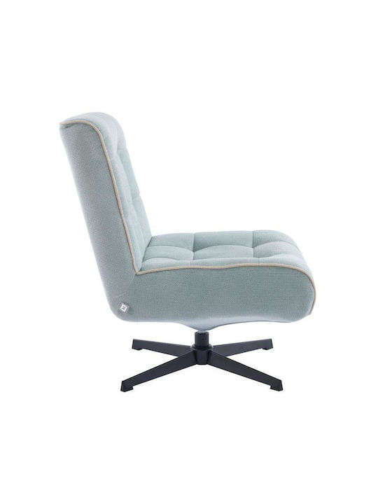 Fl820 Relax Armchair Swivel Mint Green 71x82x86cm