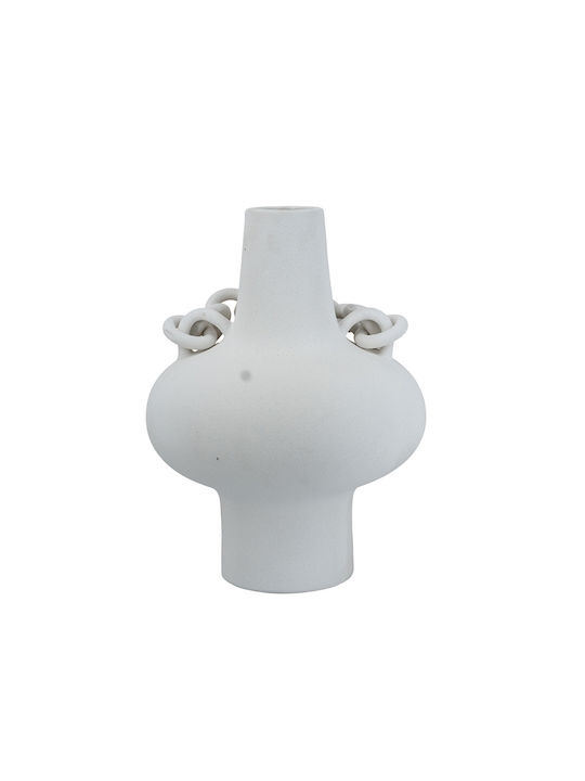 Artekko Decorative Vase Candia White 31x31x40cm