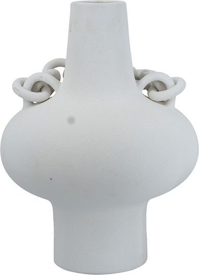 Artekko Decorative Vase Candia White 31x31x40cm