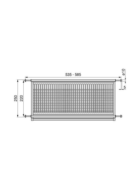 Emuca Cabinet Dish Rack in Silver Color