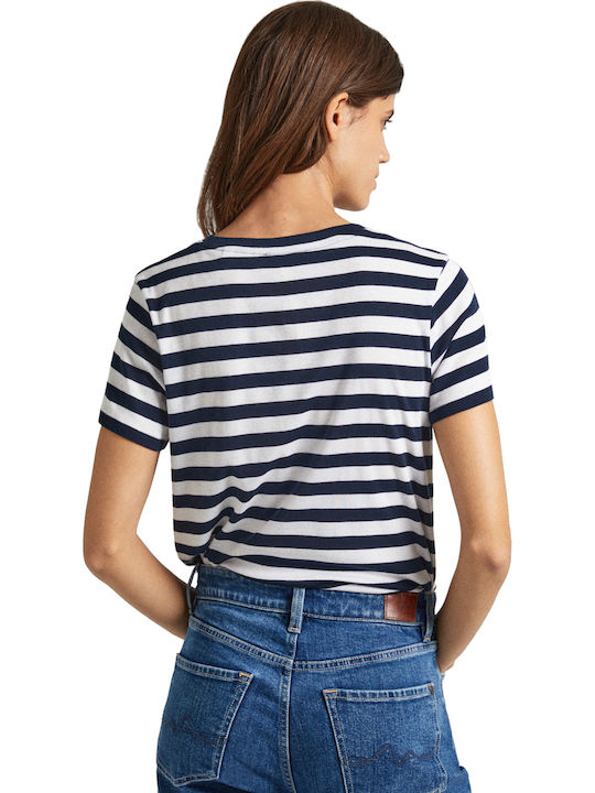 E2 Drop 2 Jinx Women's T-shirt Striped Blue