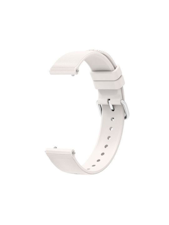 Monochrome Watch Strap Silicone Texture Xiaomi Watch S4 41mm Starlight