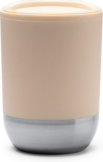 Linde Κούπα Μεταλλική με Καπάκι Μπεζ 290ml Linde Κούπα Μεταλλική με Καπάκι Μπεζ 290ml