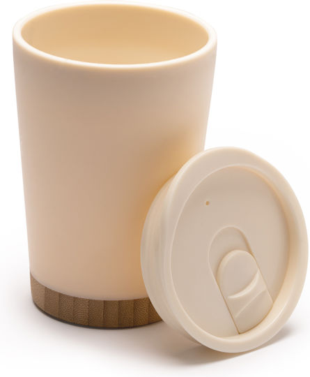 Mirin Mug Bamboo with Lid Blue 290ml