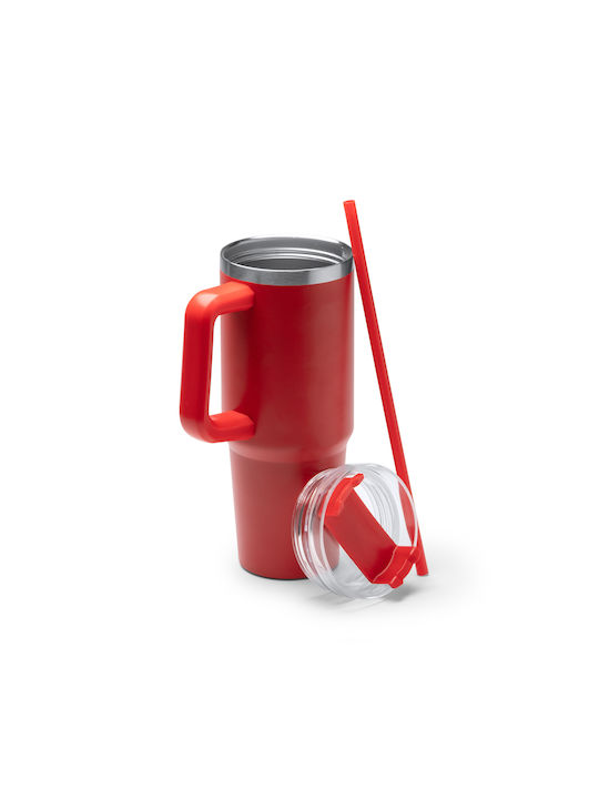 Kranston Κούπα Μεταλλική με Καπάκι Πράσινη 870ml