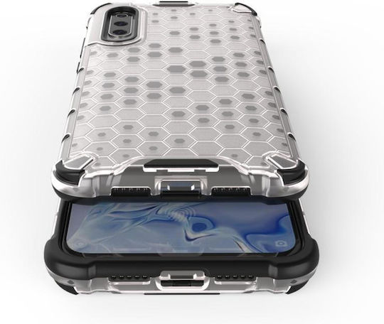 5g Shockproof Honeycomb Back Cover Plastic / Silicone Black (Mi 9 Pro)