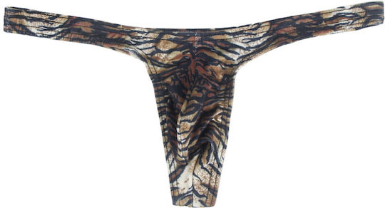 Comfort Ανδρικό Sexy String Καφέ