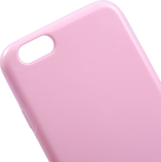 Back Cover Σιλικόνης / Πλαστικό Ροζ (iPhone 6/6s)