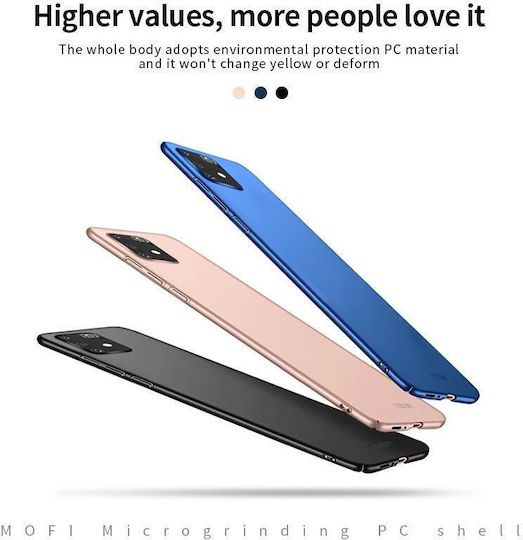 Galaxy Umschlag Rückseite Kunststoff Schwarz (Samsung Galaxy A91, S10Lite)