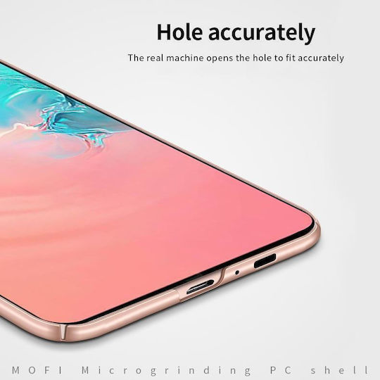 Galaxy Umschlag Rückseite Kunststoff Schwarz (Samsung Galaxy A91, S10Lite)