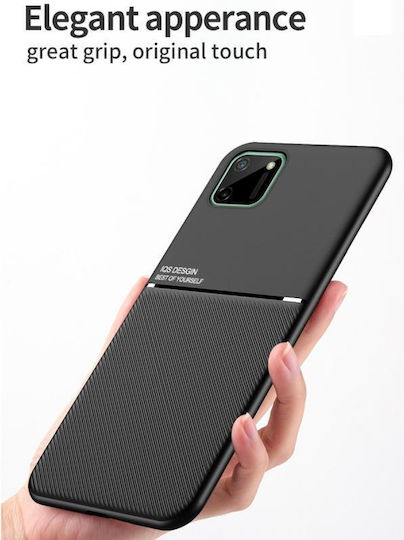 Classic Back Cover Plastic / Silicone Magnetic Black (Realme C11)