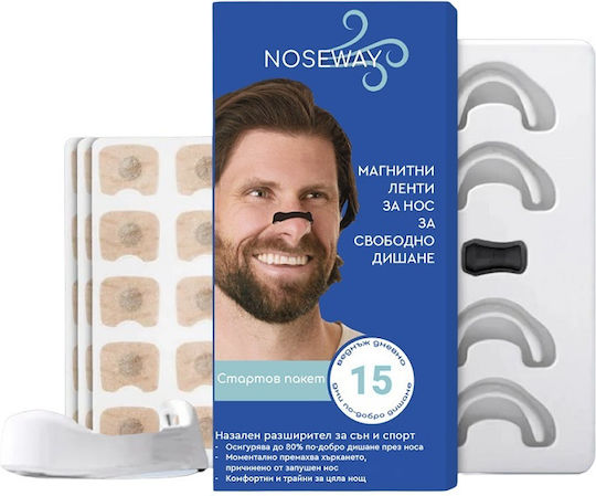 Noseway Magnetic Nose Nasal Strip One Size