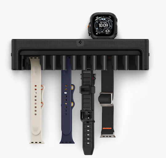 Spigen Sgp Стойка Органайзер За Стена Mounted Apple Watch Band S341 Top Shelf Tray Черен Amp09445