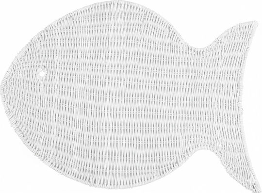 Polihome Fishy-leuko Placemats Rattan 1buc