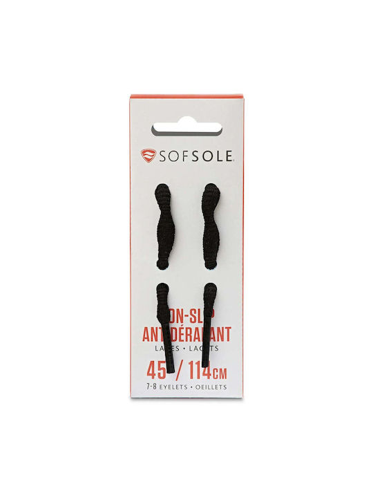 Sofsole Non Slip Shoelaces Orange