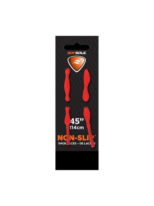 Sofsole Non Slip Shoelaces Orange