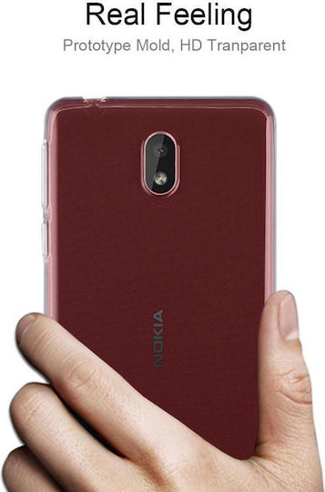 Ultrathin Задна корица Силикон / Пластмаса 0.75мм Прозрачен (Nokia 1 Plus)
