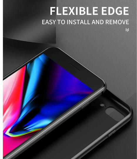 Marble Pattern Back Cover Tempered Glass / Silicone White (Huawei Nova 8i)