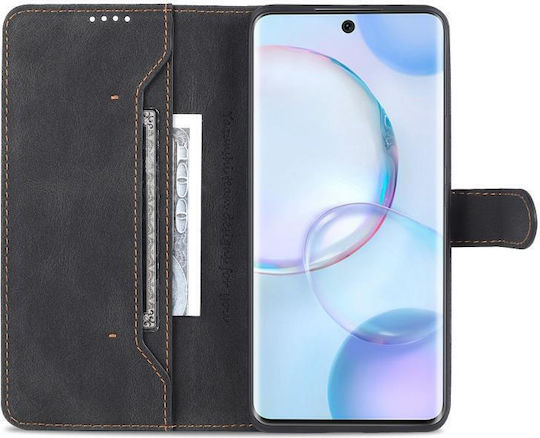 Pro Azns Dream Ii Skin Feel Book Δερμάτινο / Δερματίνης / Σιλικόνης Μαύρο (Honor 50)