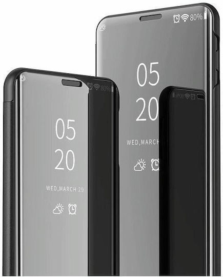 Plated Mirror Horizontal Книга Кожа Син (Realme C11)
