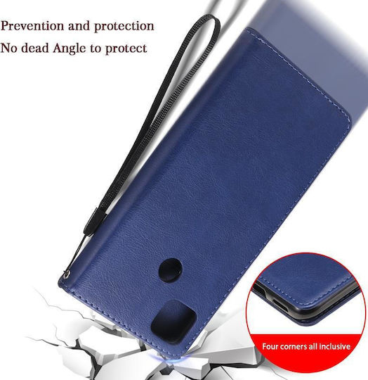 Xiaomi Redmi 9c Pure Horizontal Flip Protective Leather Case with Card Slots & Wallet & Photo Frame & Lanyard Rose Gold