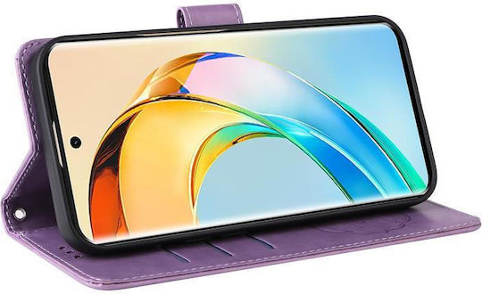 Honor Задна корица Кожа / Силикон Лилав (Realme X50Honor Magic6 Lite)