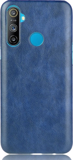 3 Задна корица Пластмаса Водоустойчив Син (Realme C3)
