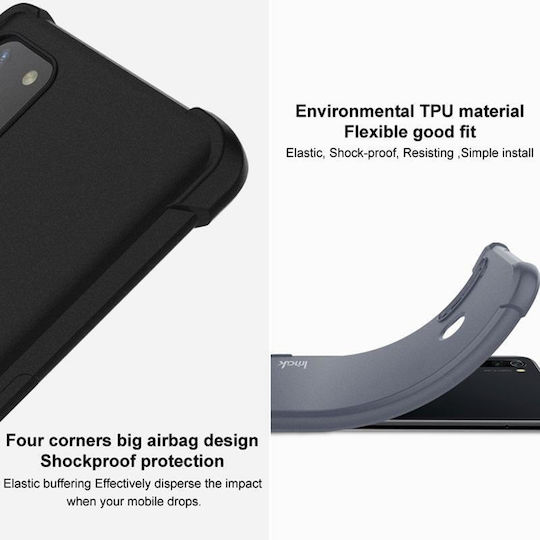 All-inclusive Shockproof Airbag Back Cover Σιλικόνης Γκρι (Xperia 10 IV)