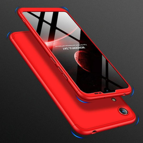 Three Stage Splicing Full Coverage 360 Full Cover Plastic Red (Honor Play)