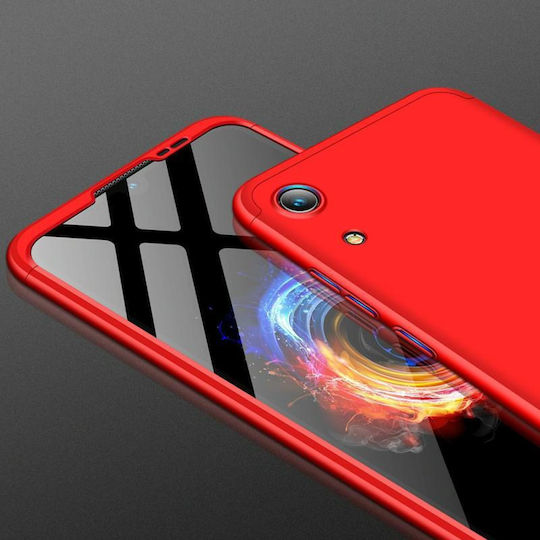 Three Stage Splicing Full Coverage 360 Full Cover Plastic Red (Honor Play)