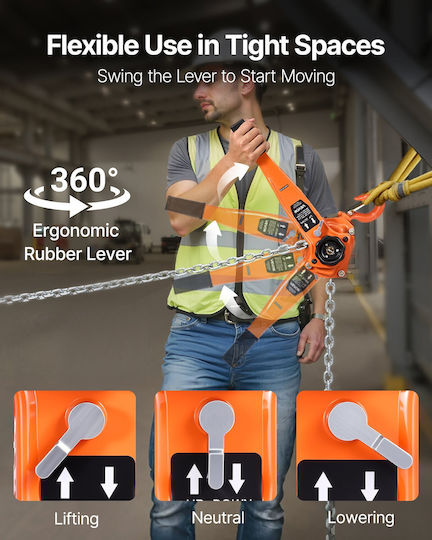 Vevor Lifting & Pulling Equipment for Weight Load up to 1.5t