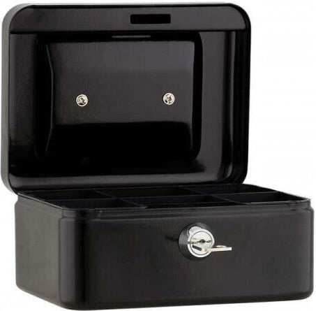 Next Kassenschrank mit Schloss 35988------2 Schwarz