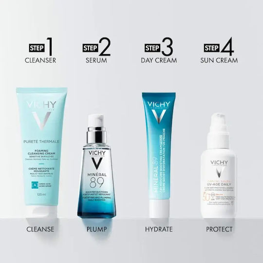 Vichy Minéral 89 72h Moisture Boosting Face Cream Hyaluronic Acid Fresh 40 Ml